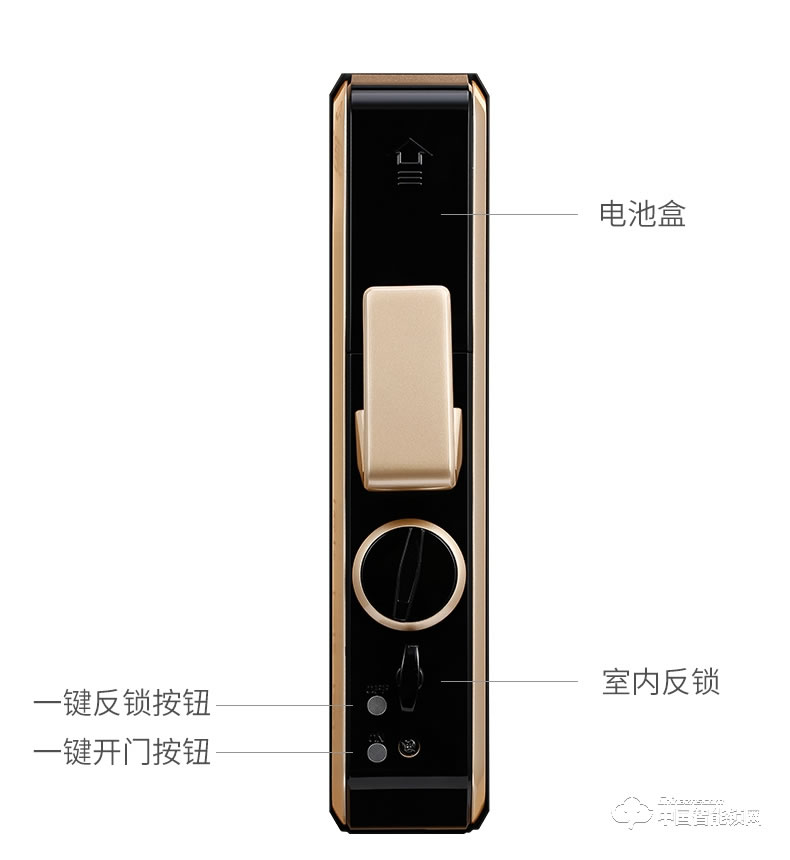 梵格尔智能锁 家用防盗门指纹密码锁 全自动电子锁刷卡锁
